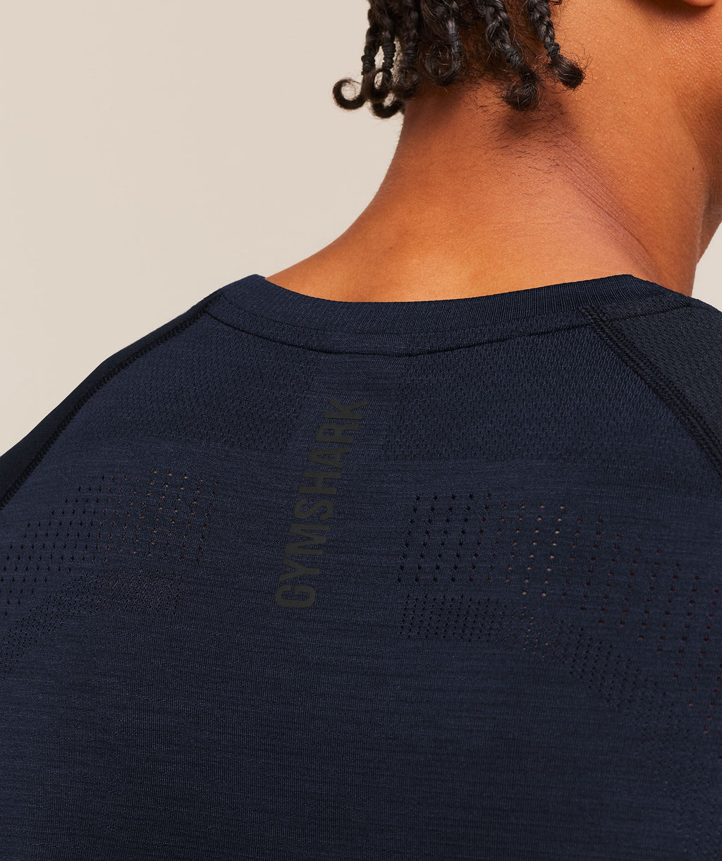 Versatile Seamless T-Shirt - Heavy Blue/Black — imagem 6