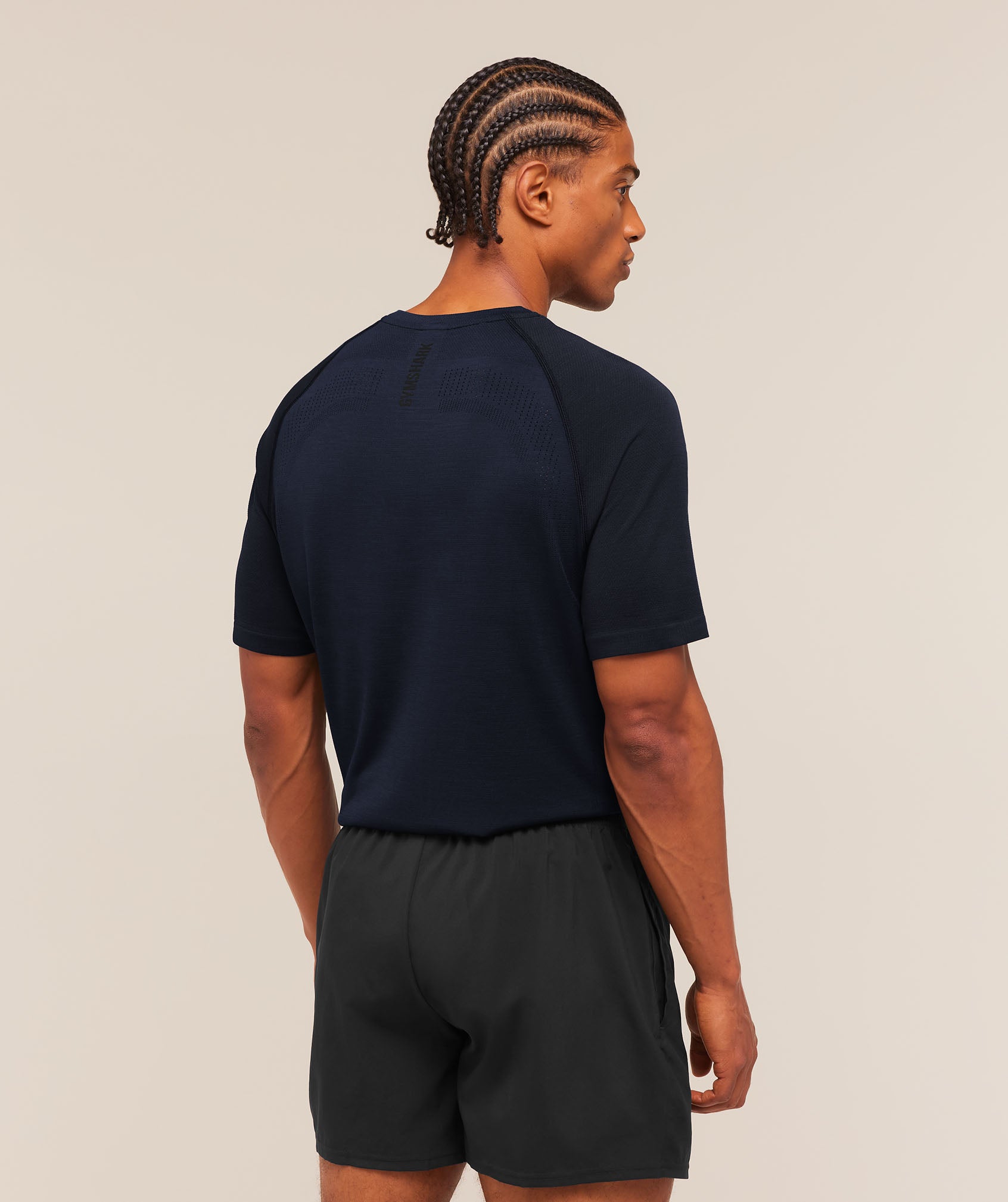 Versatile Seamless T-Shirt - Heavy Blue/Black — imagem 2