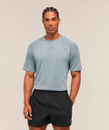 Versatile Seamless T-Shirt - Tranquil Blue/Iron Blue — imagem 1