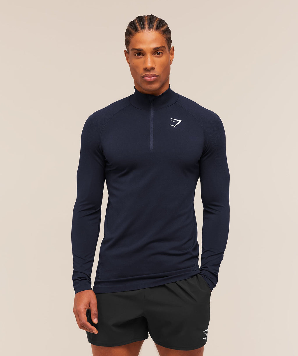 Vital 1/4 Zip - Navy/Heavy Blue — imagem 5