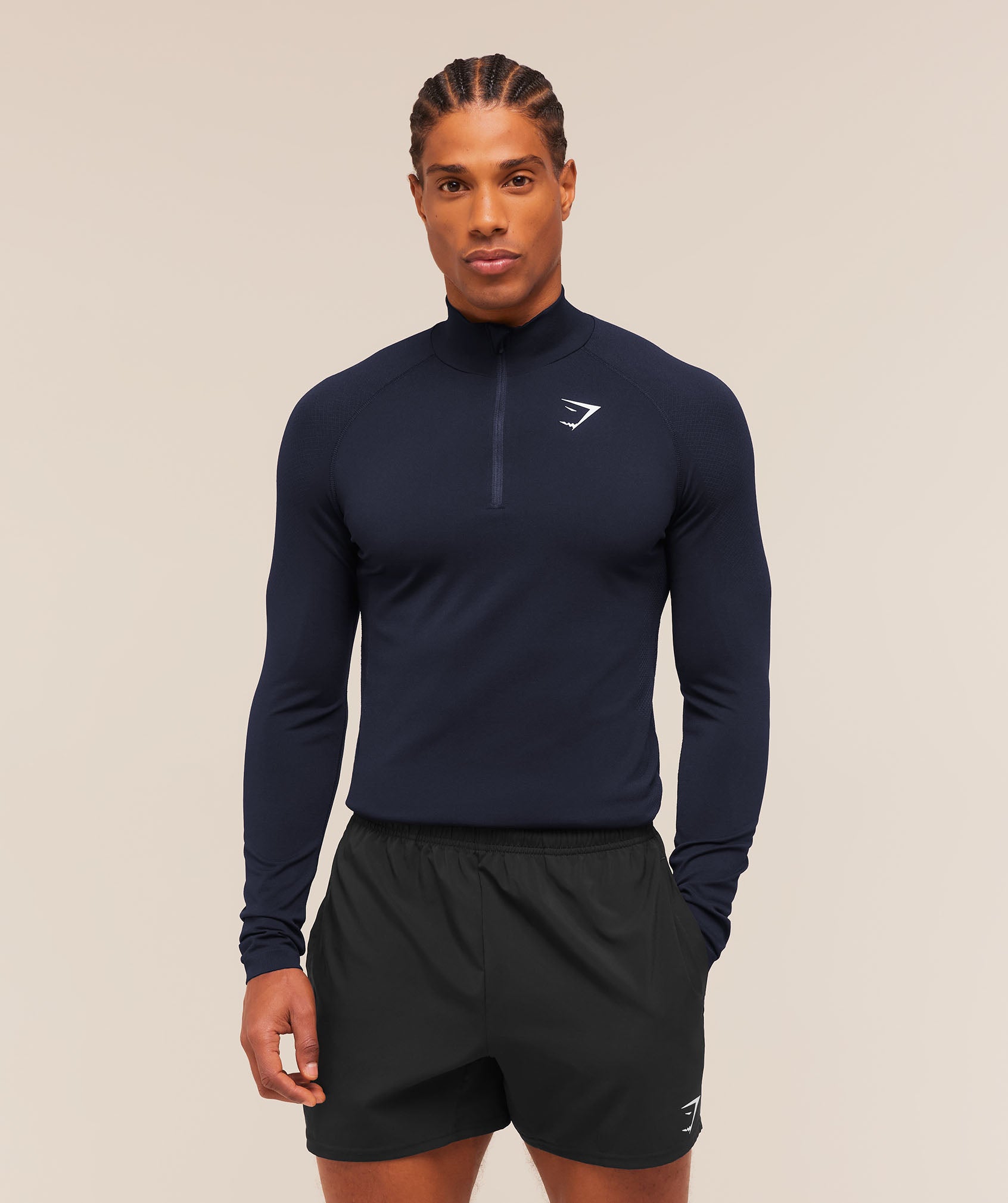 Vital 1/4 Zip - Navy/Heavy Blue — imagem 1