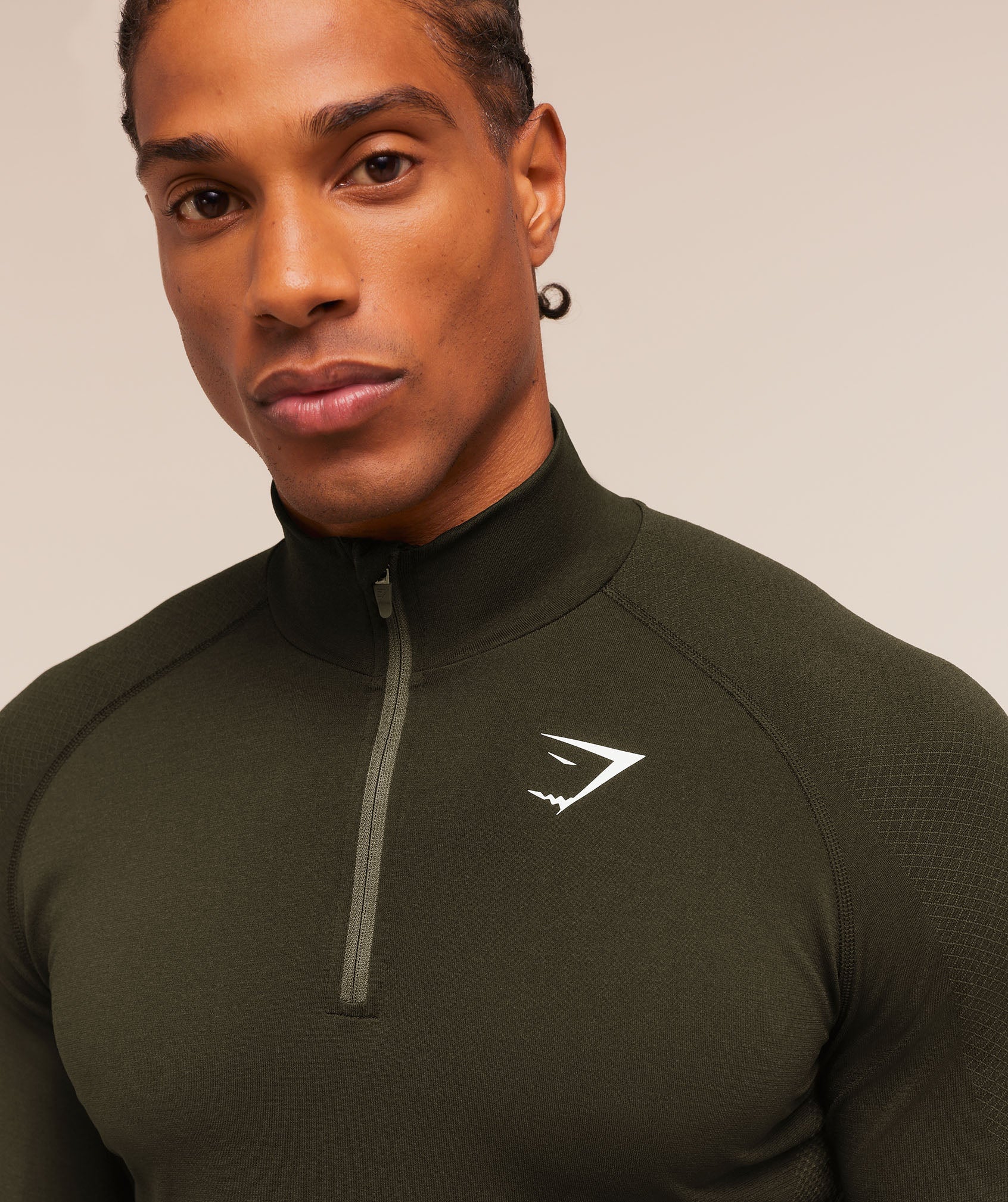Vital 1/4 Zip - Strength Green/Canvas Green — imagem 5