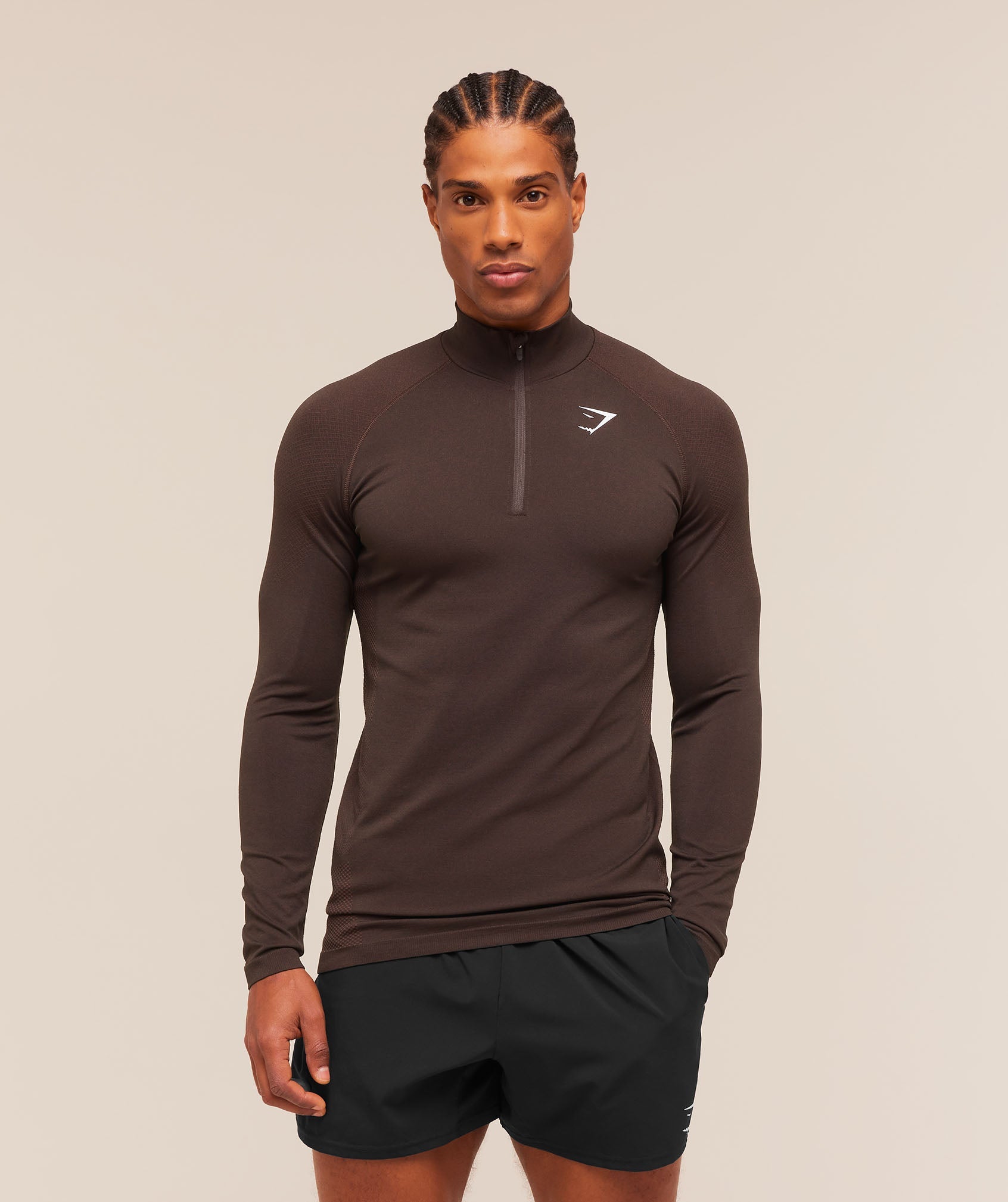 Vital 1/4 Zip - Walnut Brown/Espresso Brown — imagem 6