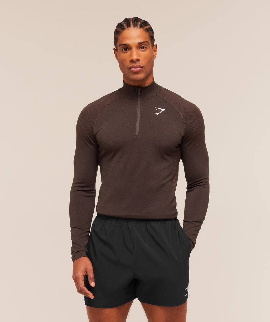 Vital 1/4 Zip - Walnut Brown/Espresso Brown — imagem 1