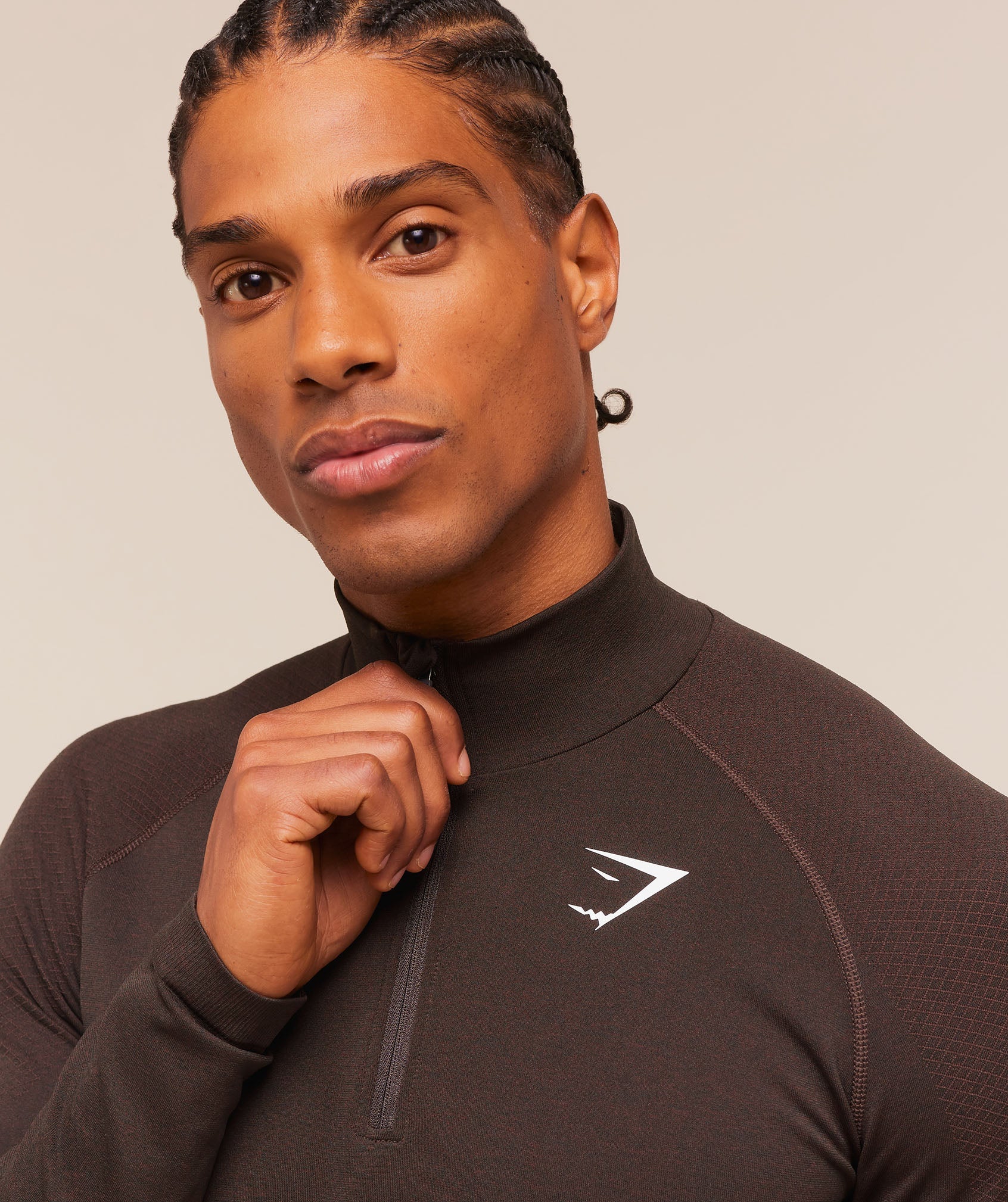Vital 1/4 Zip - Walnut Brown/Espresso Brown — imagem 5