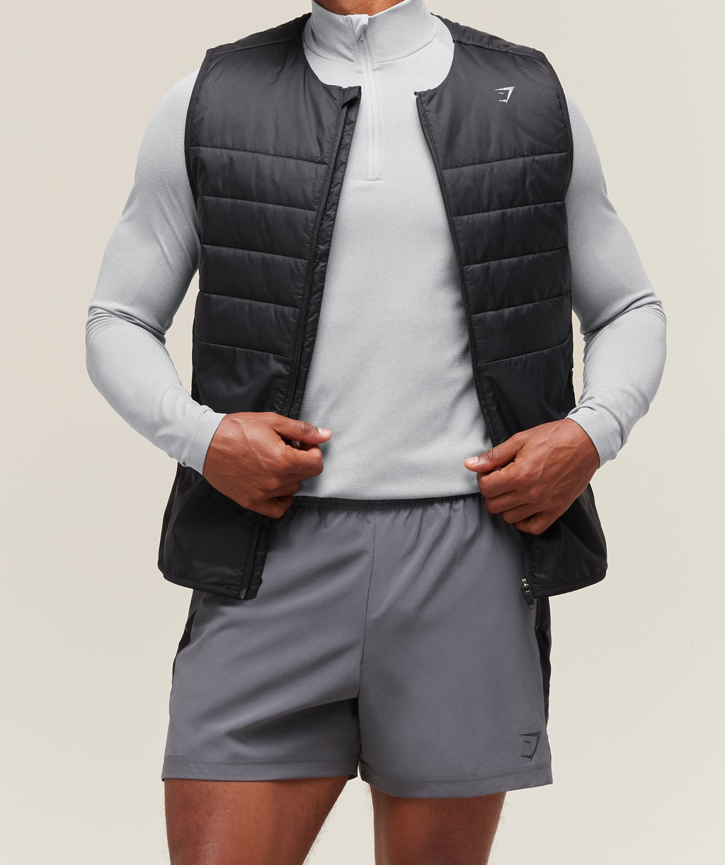 Vital 1/4 Zip - Light Grey/Smokey Grey — imagem 6