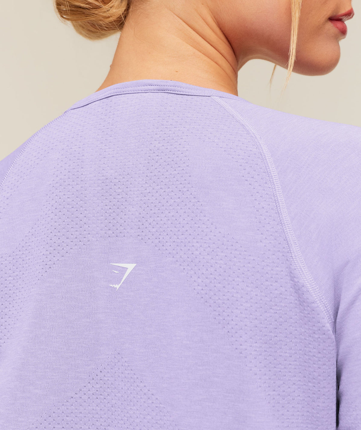 Vital Seamless 2.0 Light Long Sleeve Top - Pace Purple/Marl — imagem 4