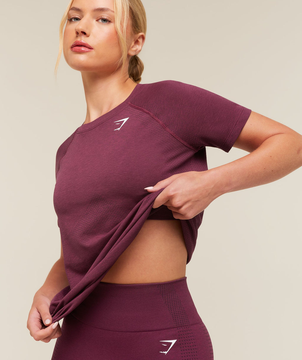Vital Seamless 2.0 Light T-Shirt - Strength Pink/Marl — imagem 5