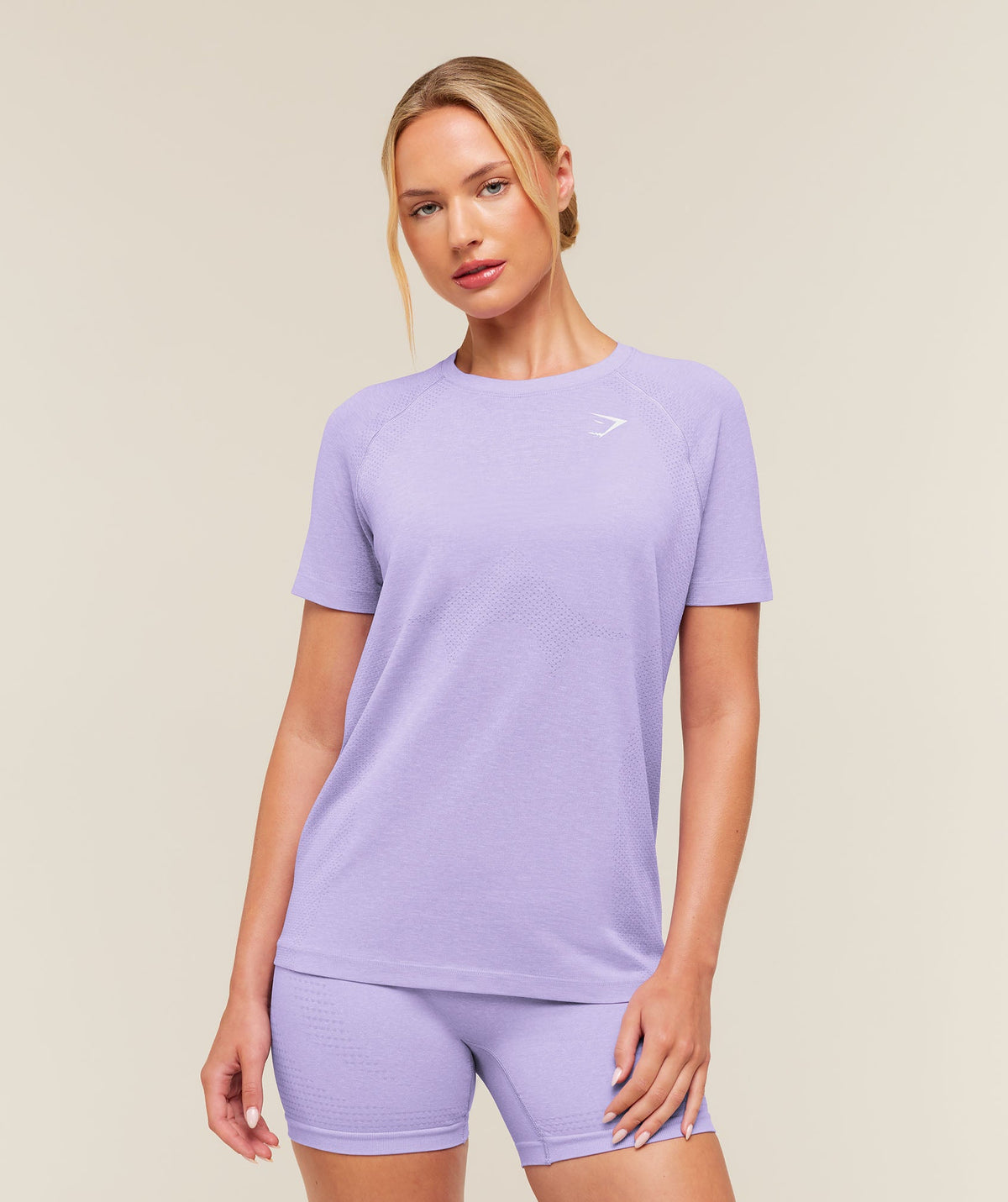 Vital Seamless 2.0 Light T-Shirt - Pace Purple/Marl — imagem 1