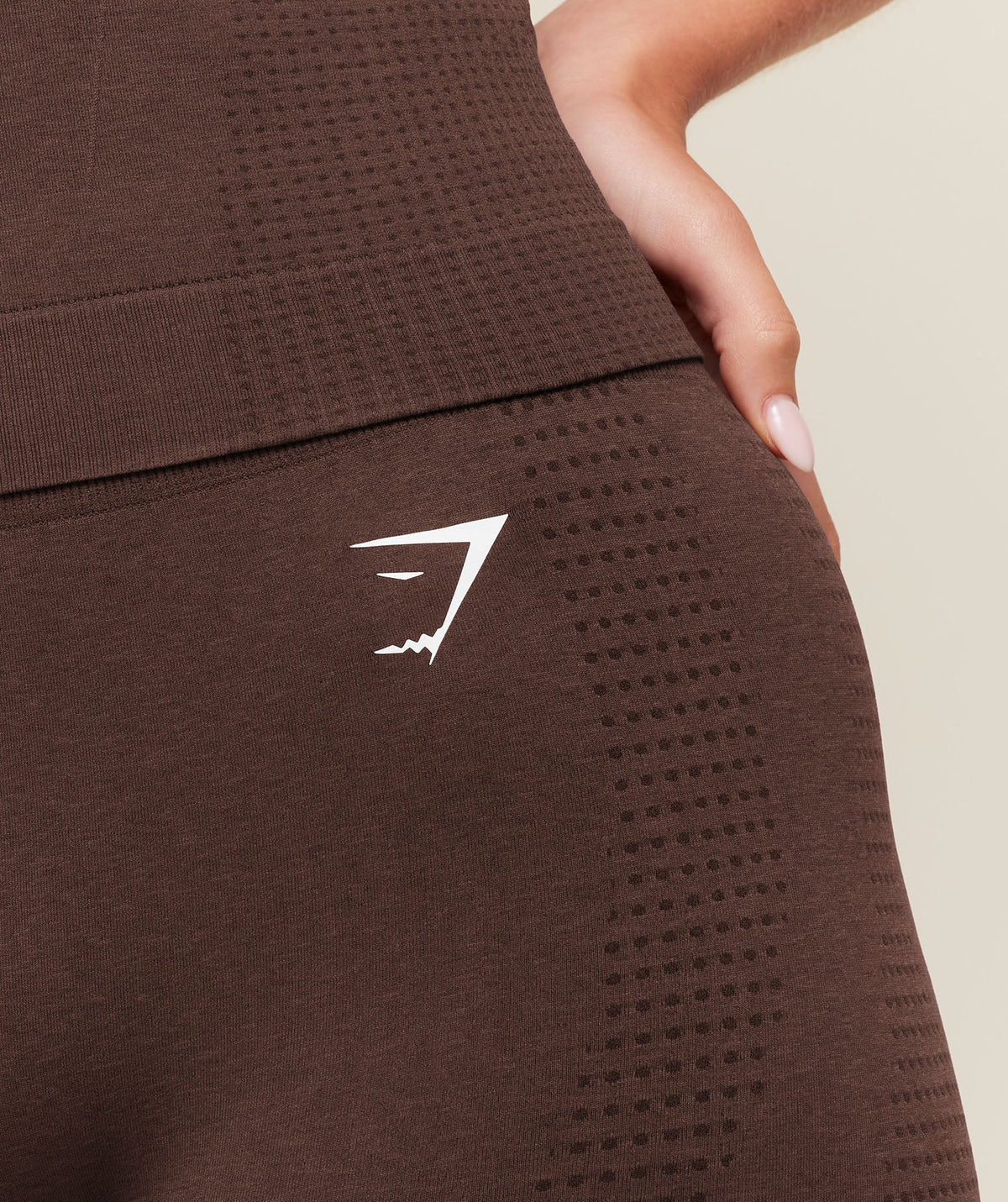 Vital Seamless 2.0 Shorts - Rich Espresso Brown/Marl — imagem 4