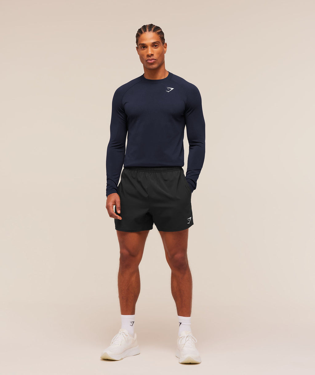 Vital Long Sleeve T-Shirt - Navy/Heavy Blue — imagem 4