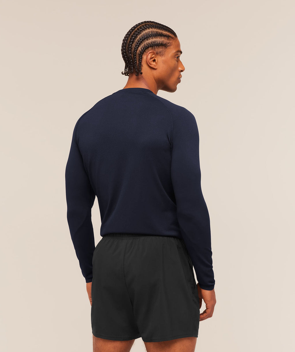 Vital Long Sleeve T-Shirt - Navy/Heavy Blue — imagem 2