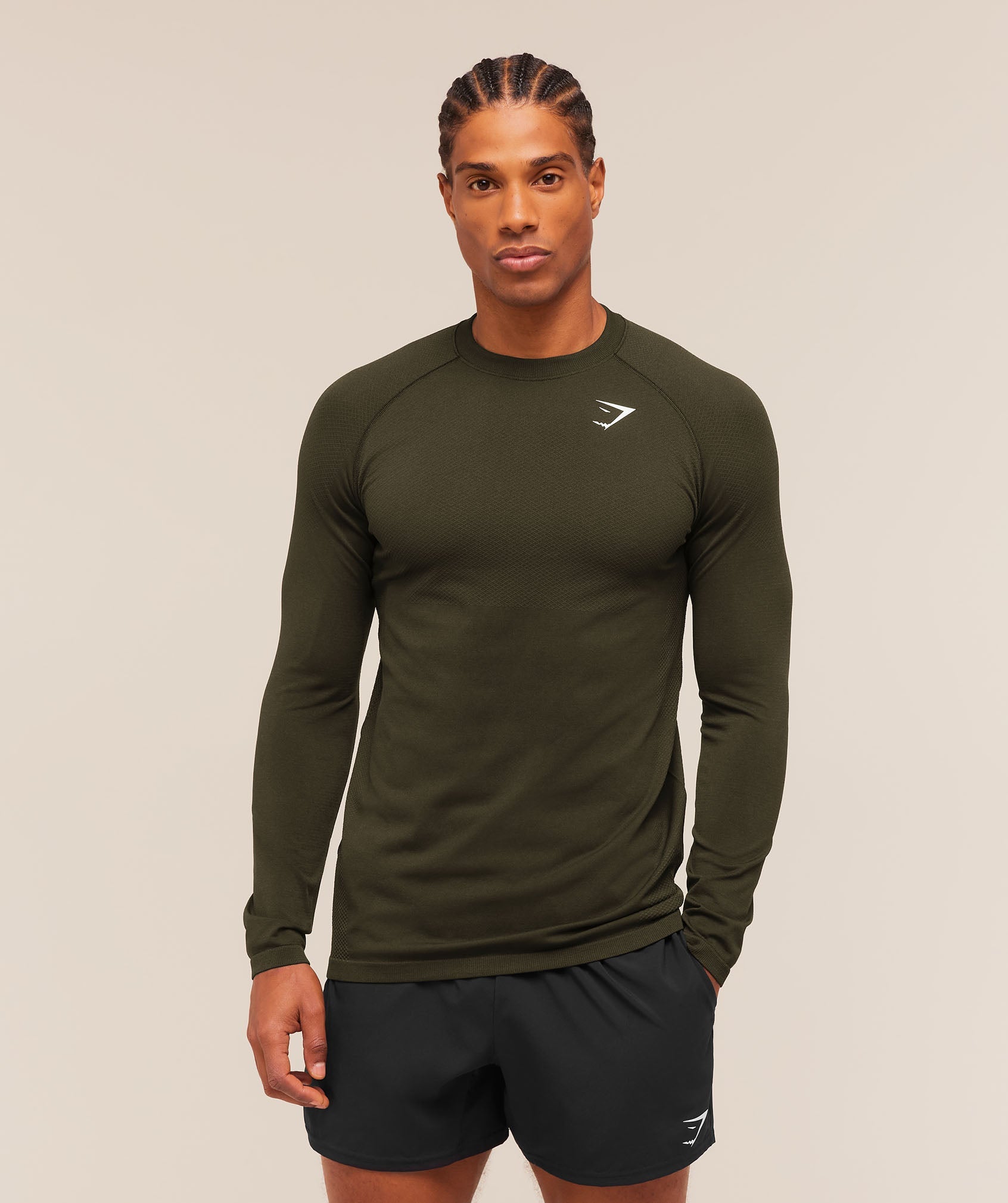 Vital Long Sleeve T-Shirt - Strength Green/Canvas Green — imagem 6