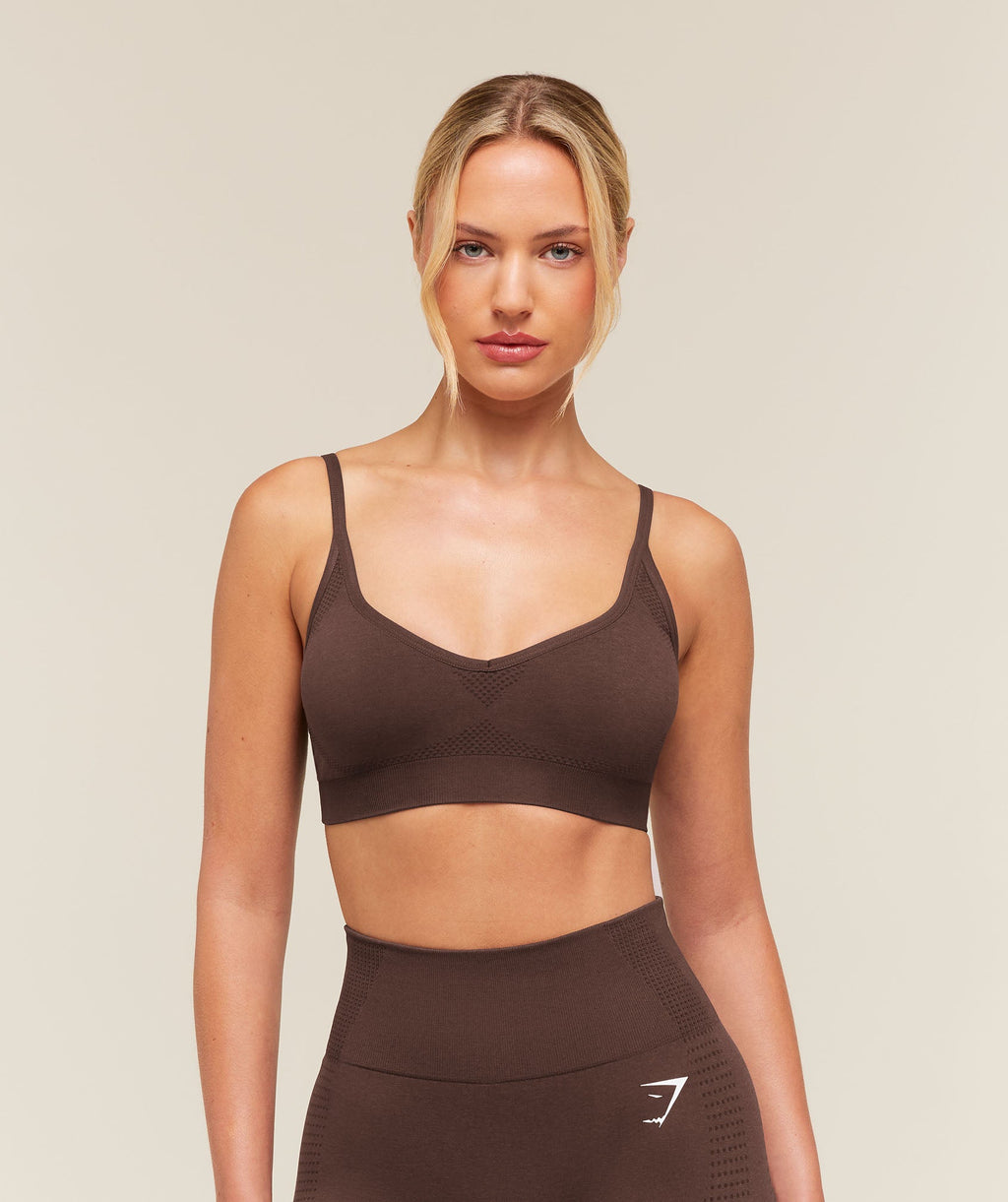 Vital Sports Bra - Rich Espresso Brown/Marl — imagem 1