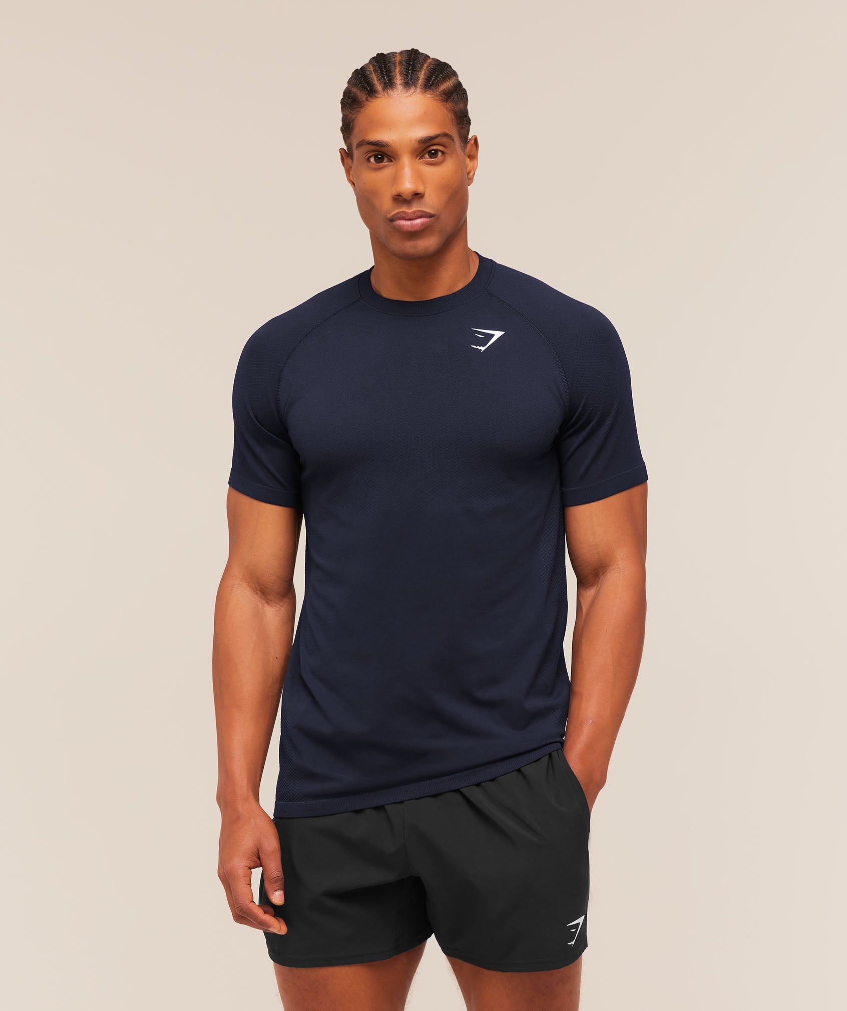 Vital Seamless T-Shirt - Navy/Heavy Blue — imagem 6