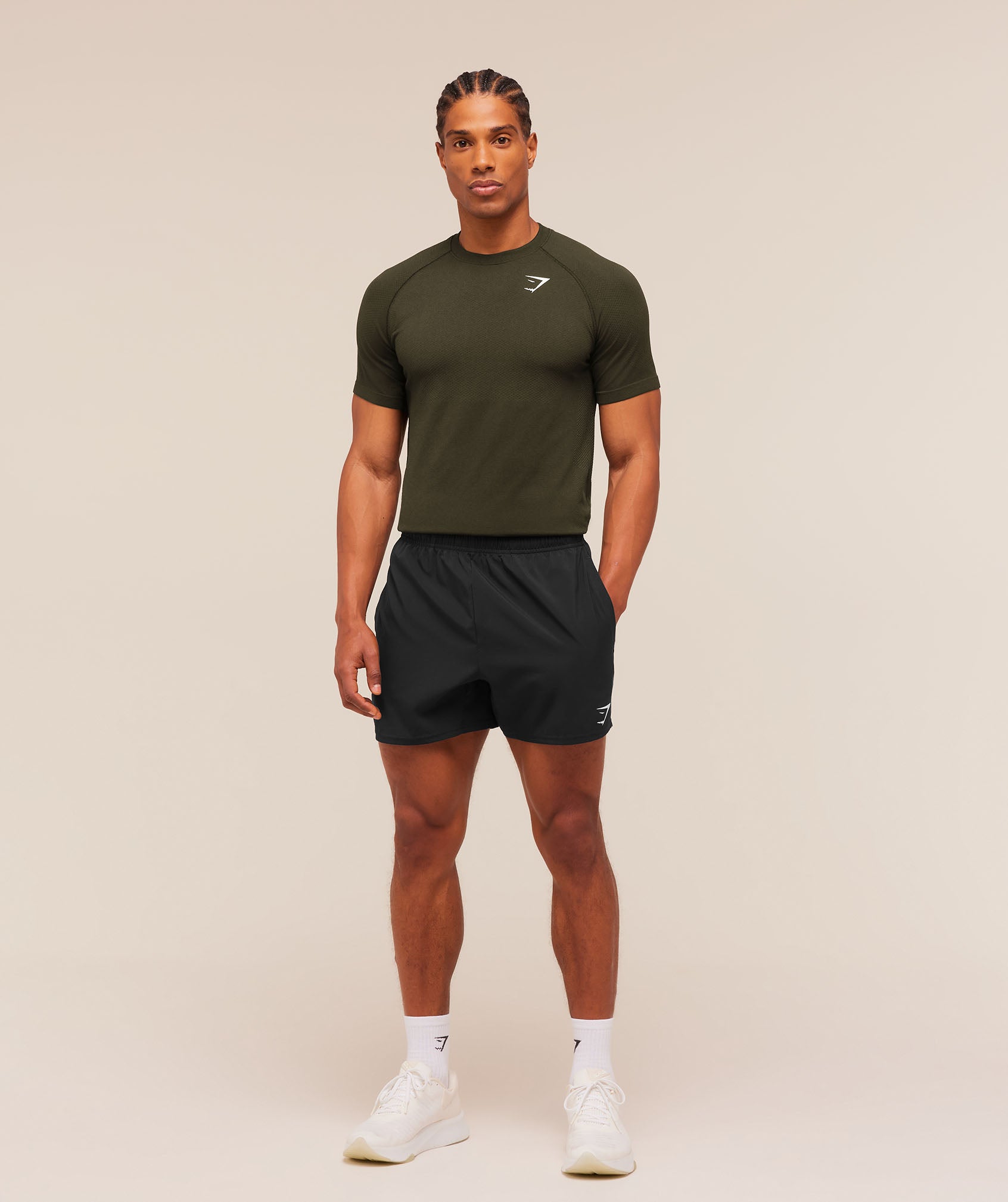 Vital Seamless T-Shirt - Strength Green/Canvas Green — imagem 4