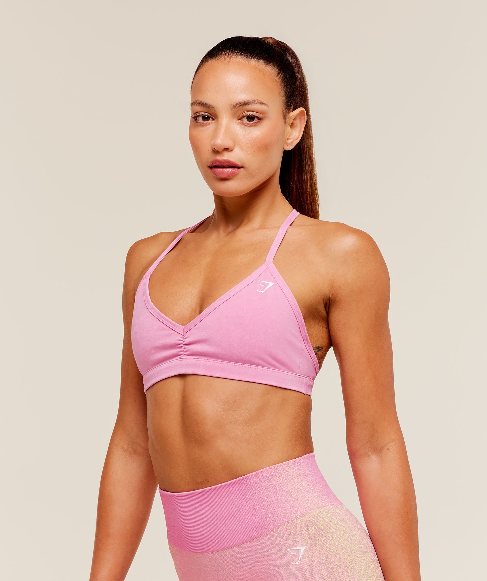 Washed Minimal Sports Bra - Focus Pink/Wash — imagem 3