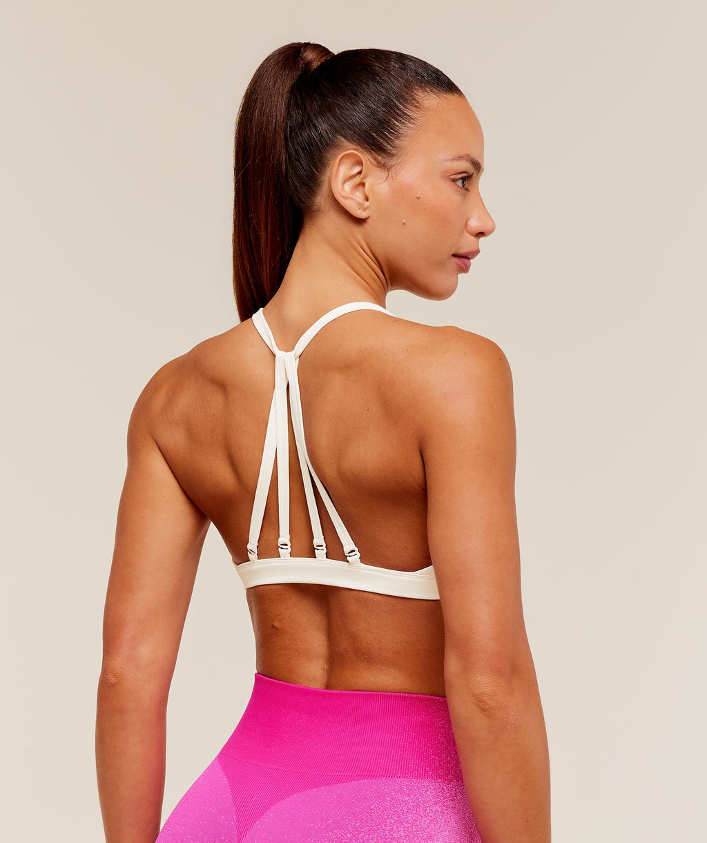 Washed Minimal Sports Bra - Soft White/Wash — imagem 2