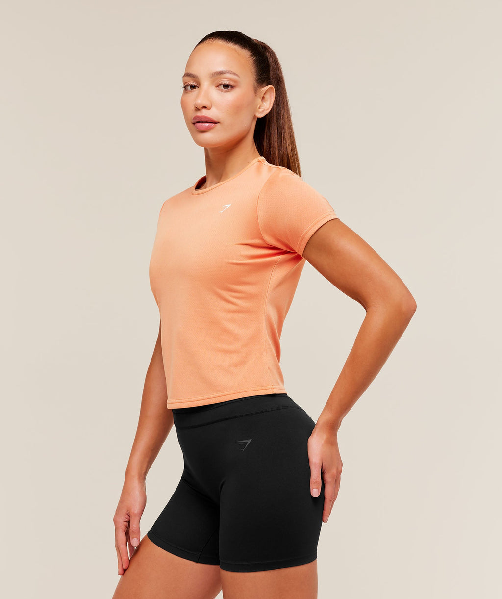 Washed Pastel Baby Tee - Dayglow Peach/Wash — imagem 3