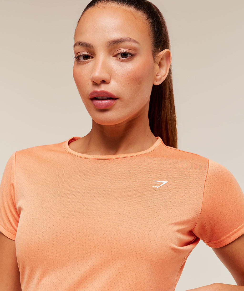 Washed Pastel Baby Tee - Dayglow Peach/Wash — imagem 5