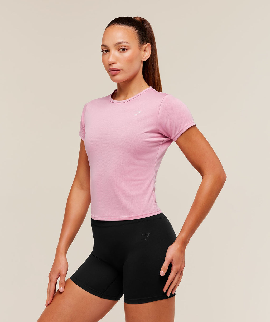 Washed Pastel Baby Tee - Focus Pink/Wash — imagem 3
