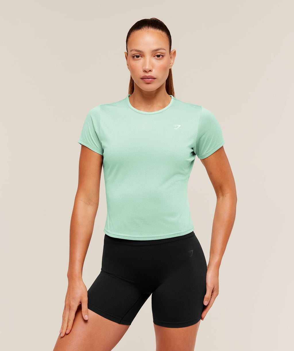 Washed Pastel Baby Tee - Pop Turquoise/Wash — imagem 1