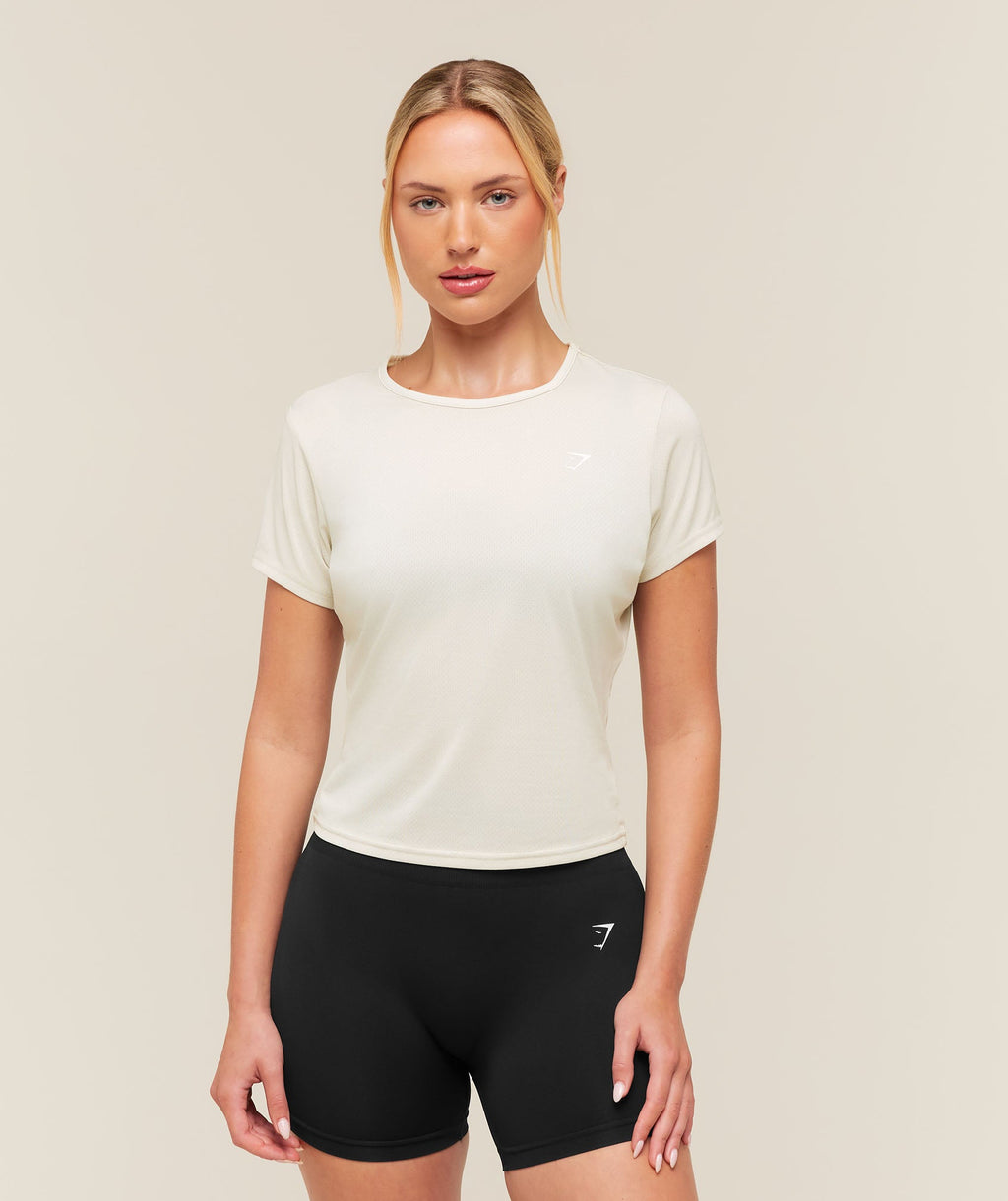 Washed Pastel Baby Tee - Soft White/Wash — imagem 1