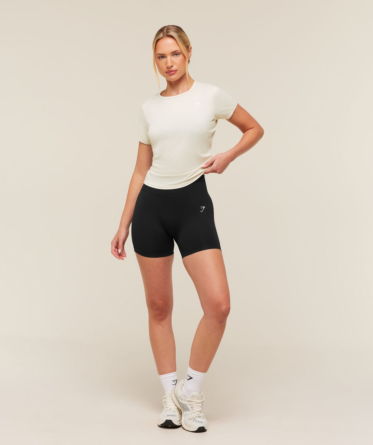 Washed Pastel Baby Tee - Soft White/Wash — imagem 4