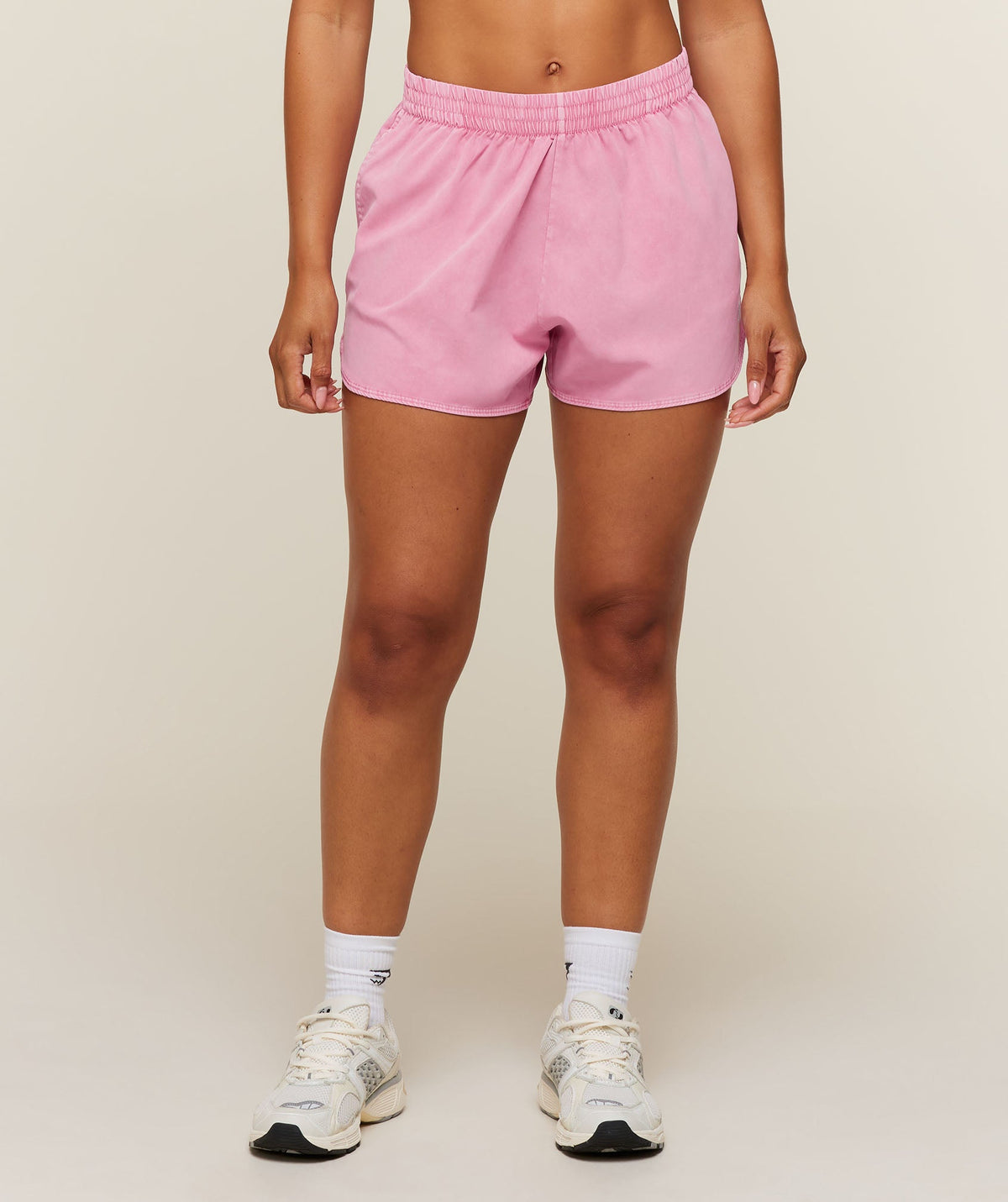 Washed Pastel Woven Shorts - Focus Pink/Wash — imagem 1