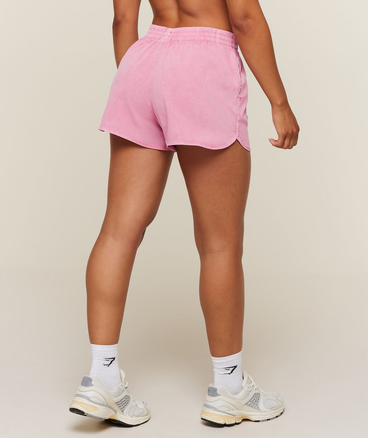 Washed Pastel Woven Shorts - Focus Pink/Wash — imagem 2