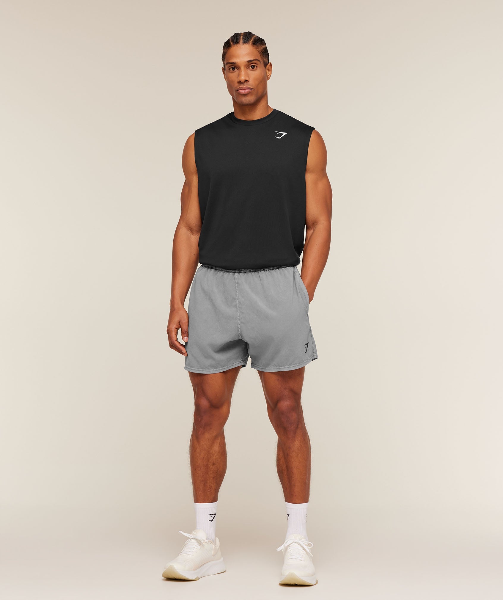 Washed Pastels Shorts - Black/Wash — imagem 4