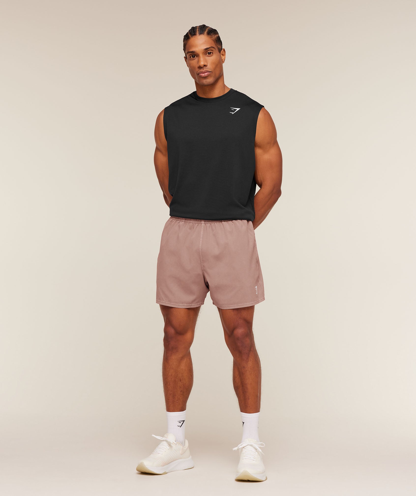 Washed Pastels Shorts - Taupe Brown/Wash — imagem 4