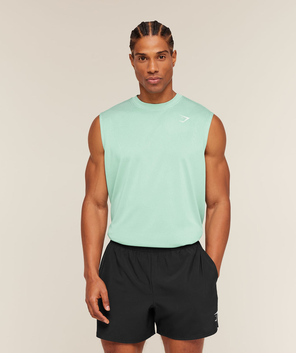 Washed Pastels Tank - Pop Turquoise/Wash — imagem 1