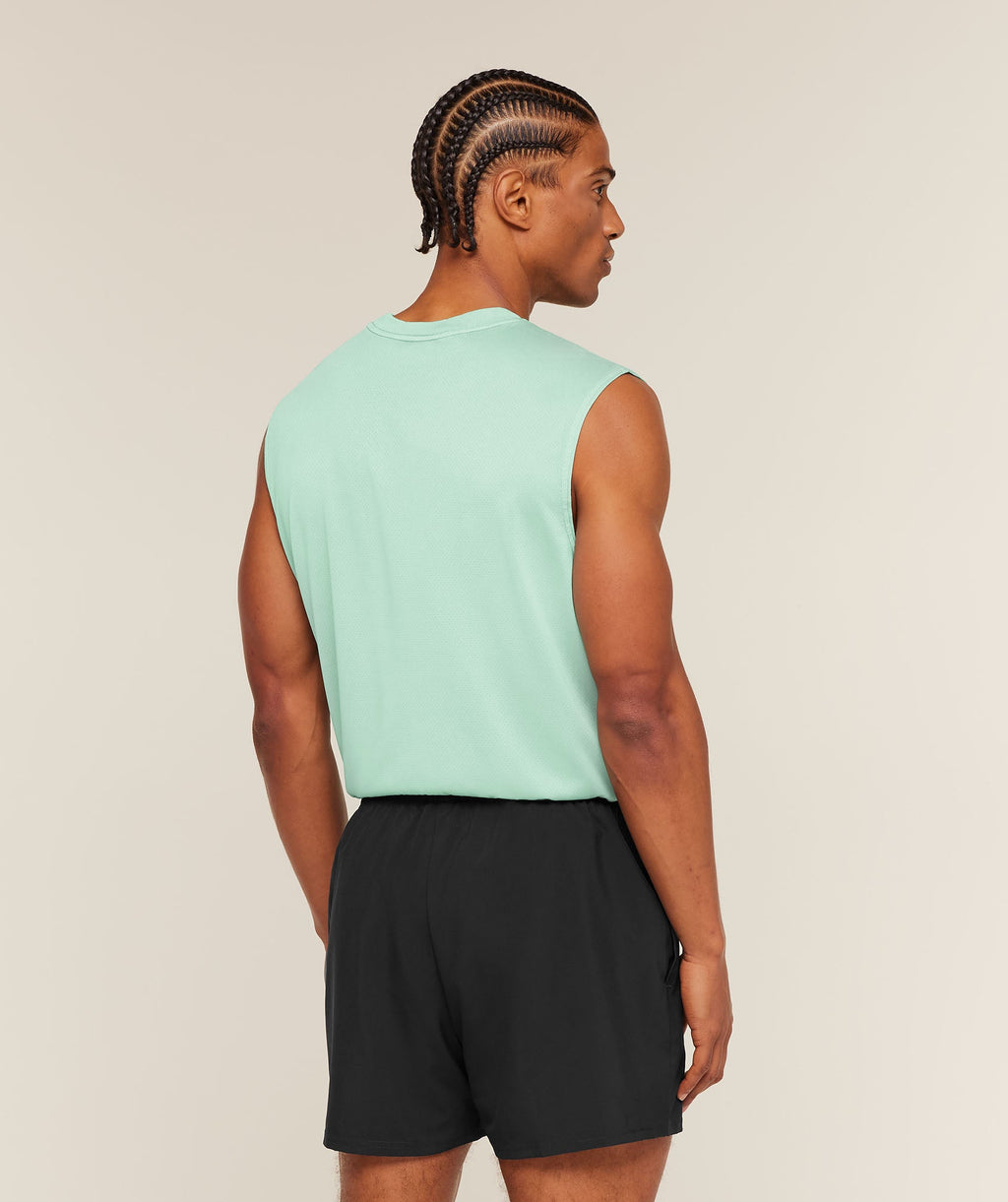 Washed Pastels Tank - Pop Turquoise/Wash — imagem 2