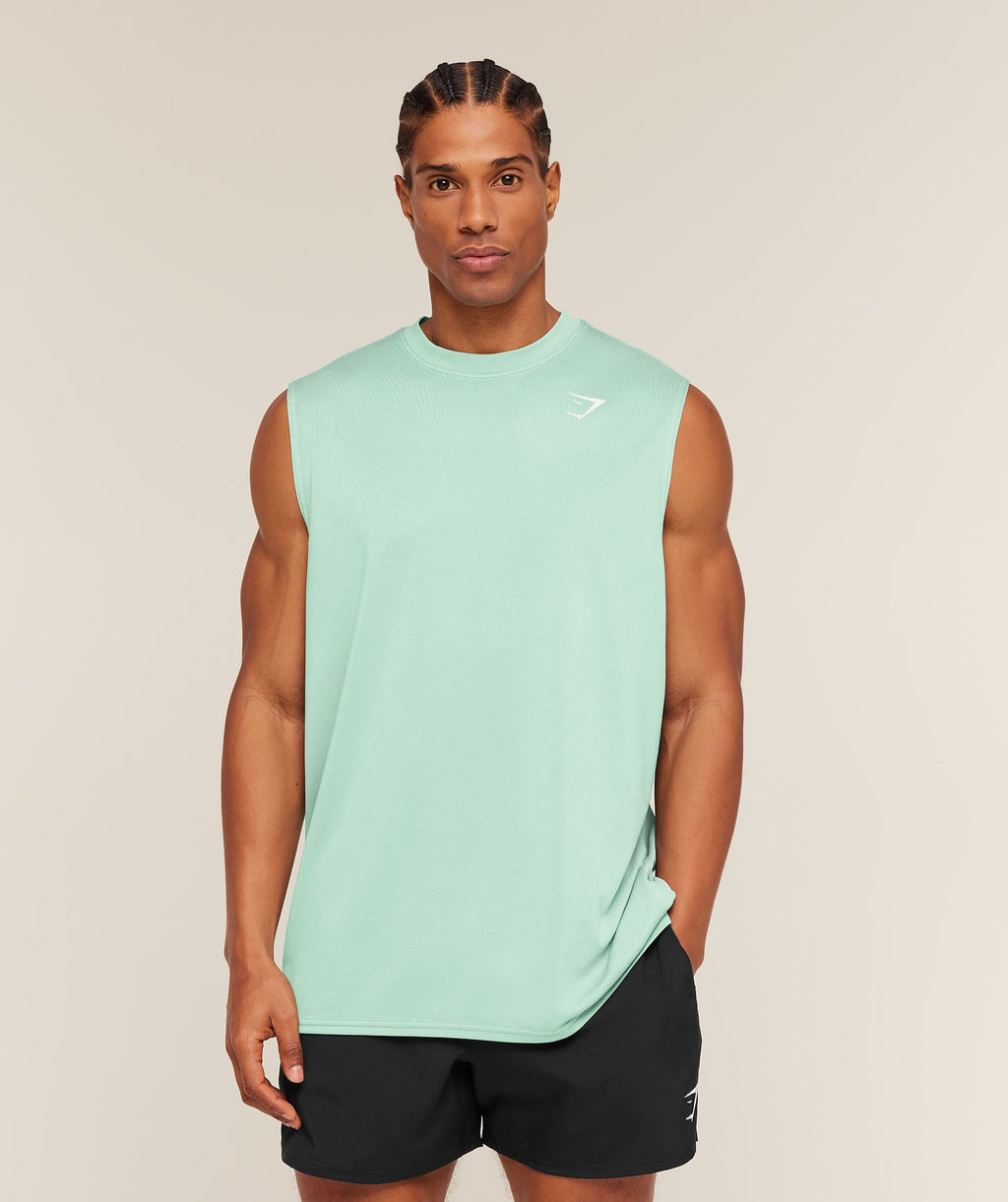 Washed Pastels Tank - Pop Turquoise/Wash — imagem 6