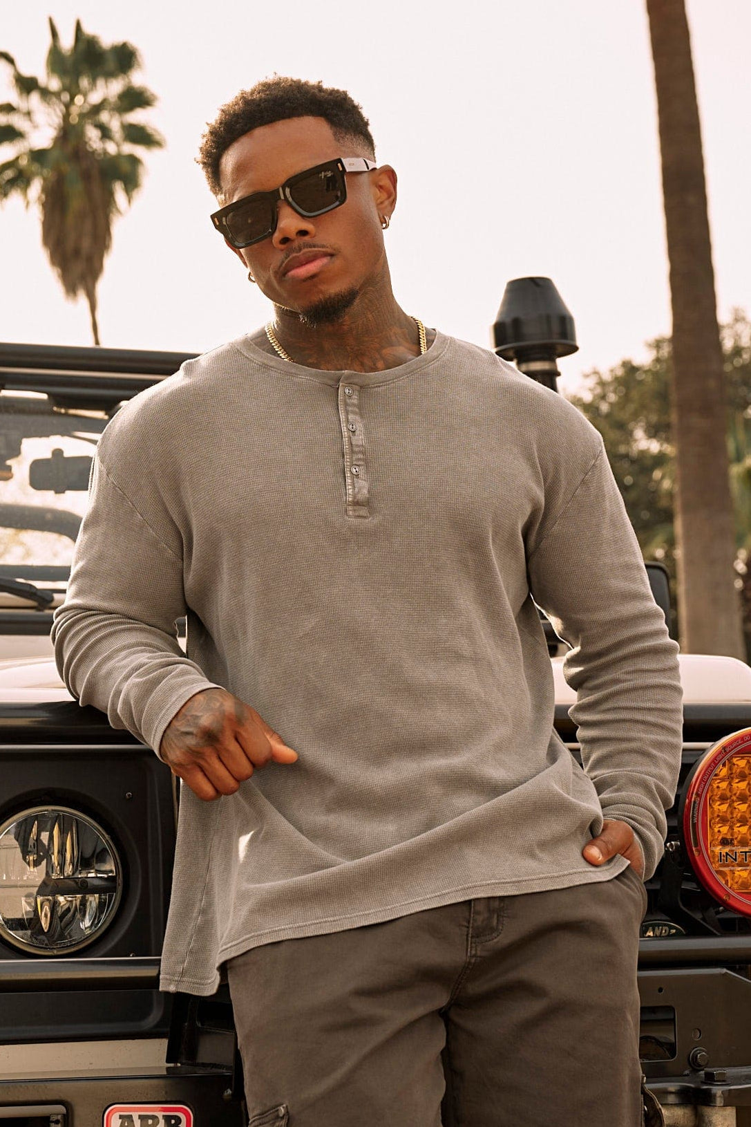 8034 - Henley Thermal Longsleeves — imagem 2