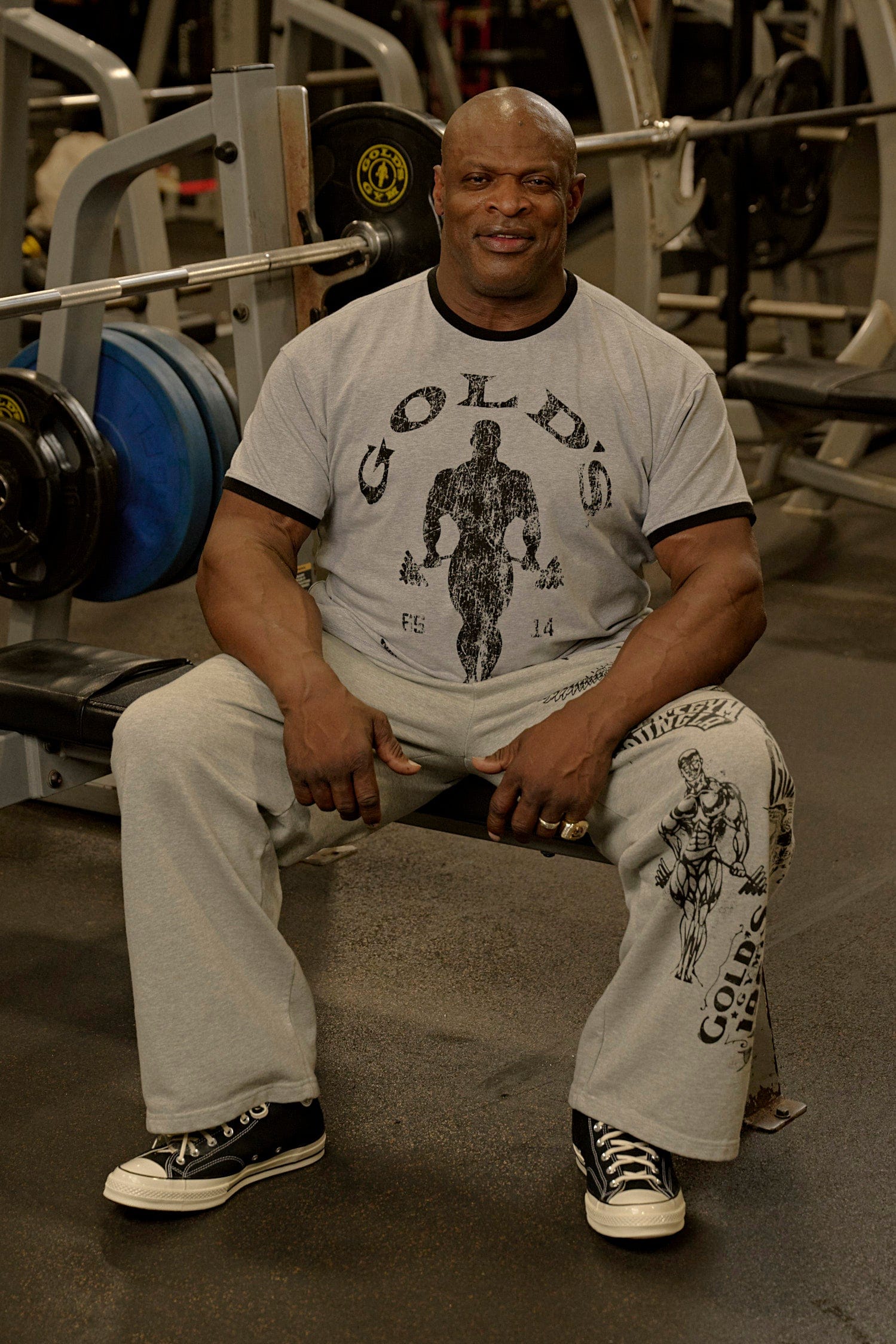4009 - Golds Gym Ringer Tees — imagem 2