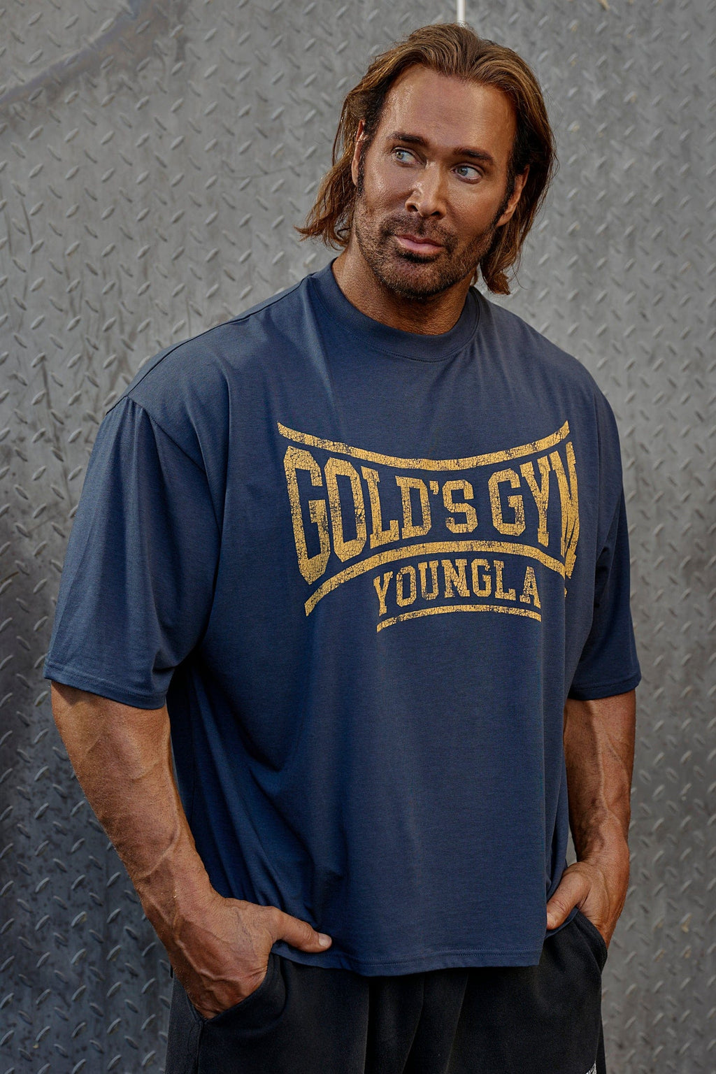 4248 - Gold's Iron Legacy Huge Tees — imagem 3