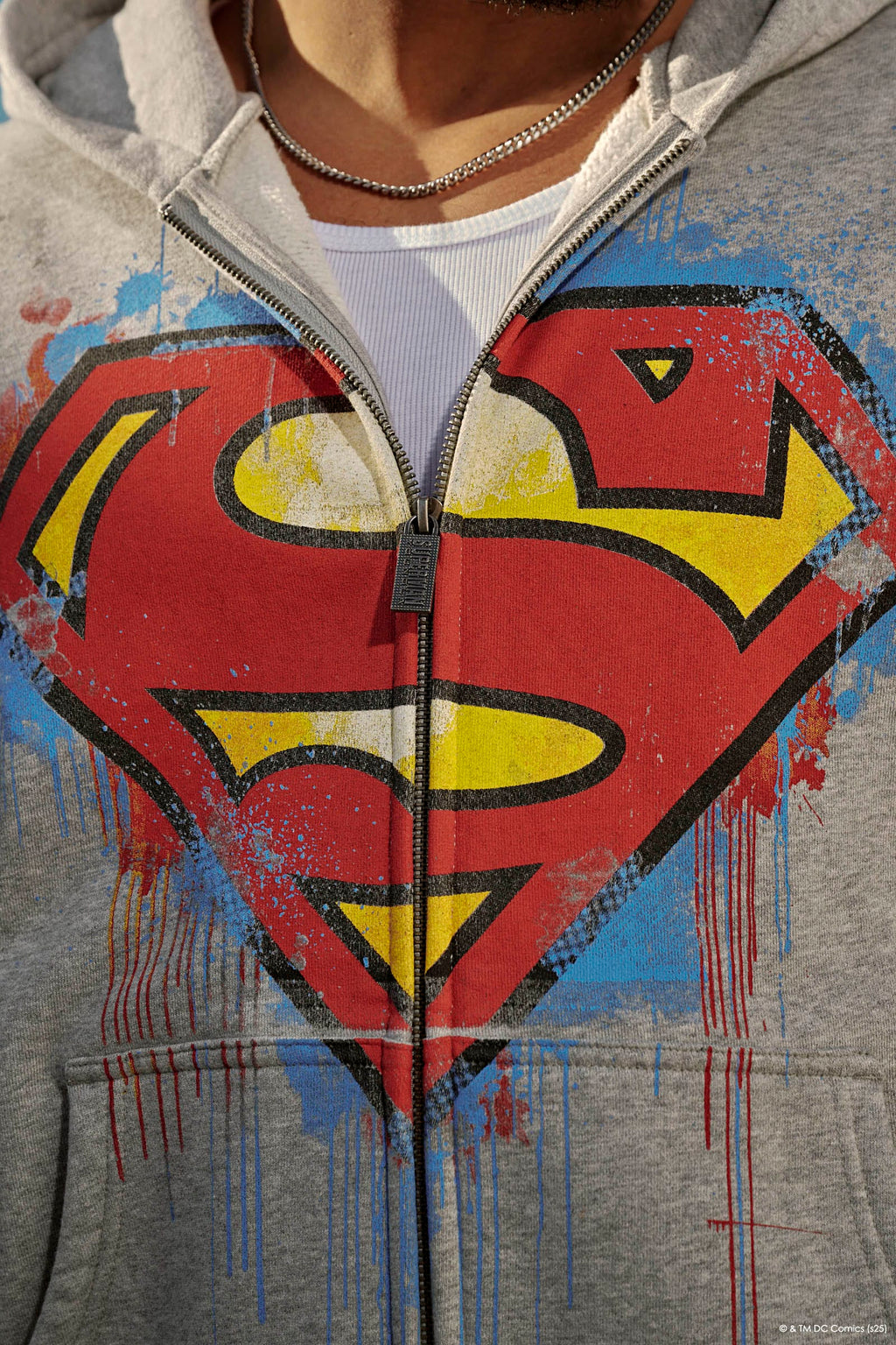 5011 - Superman Drip Zip-Ups — imagem 4