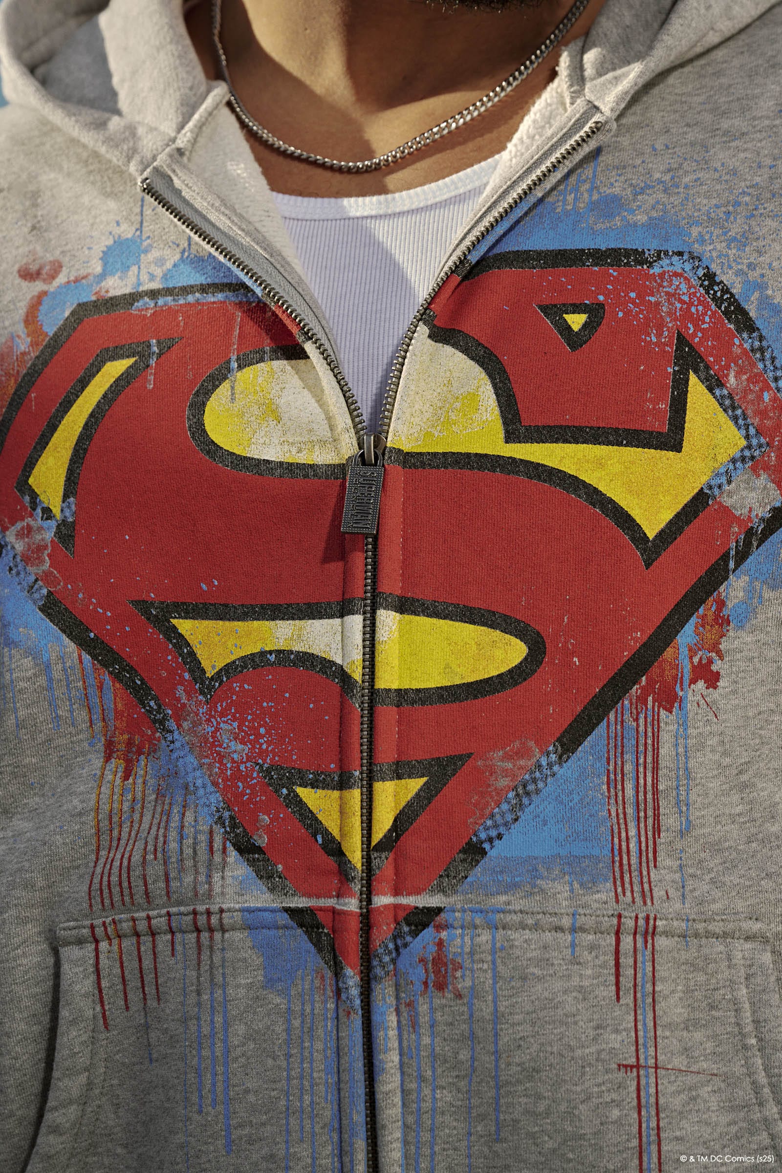 5011 - Superman Drip Zip-Ups — imagem 4