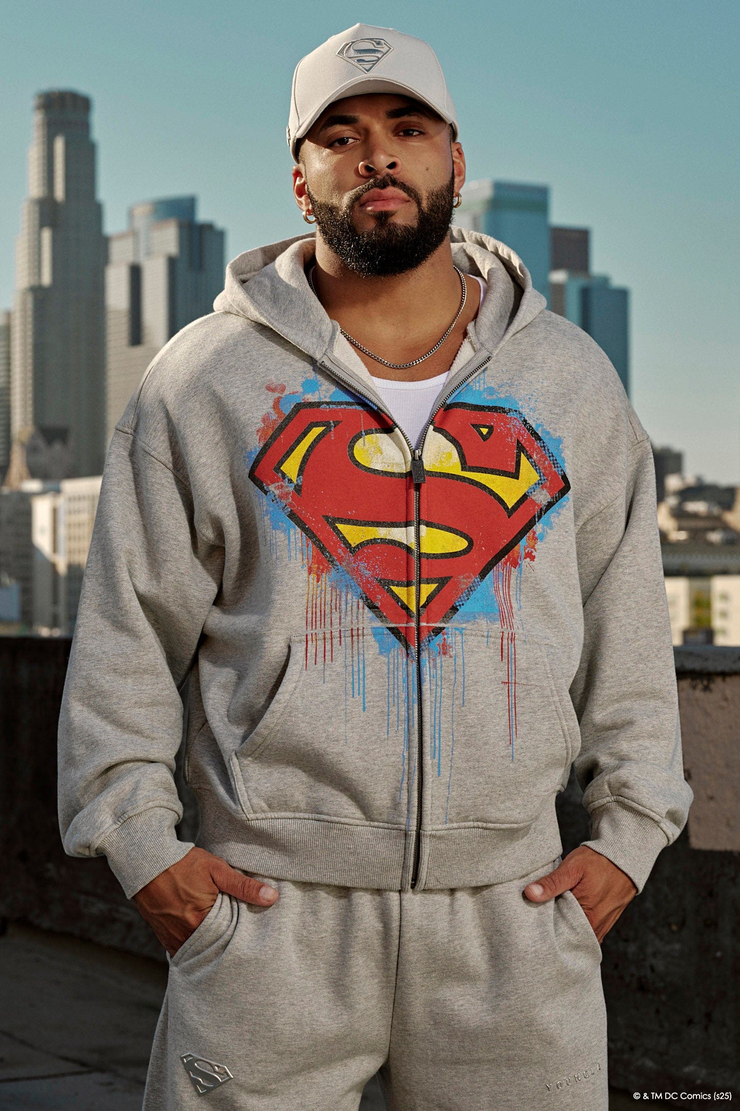 5011 - Superman Drip Zip-Ups — imagem 2