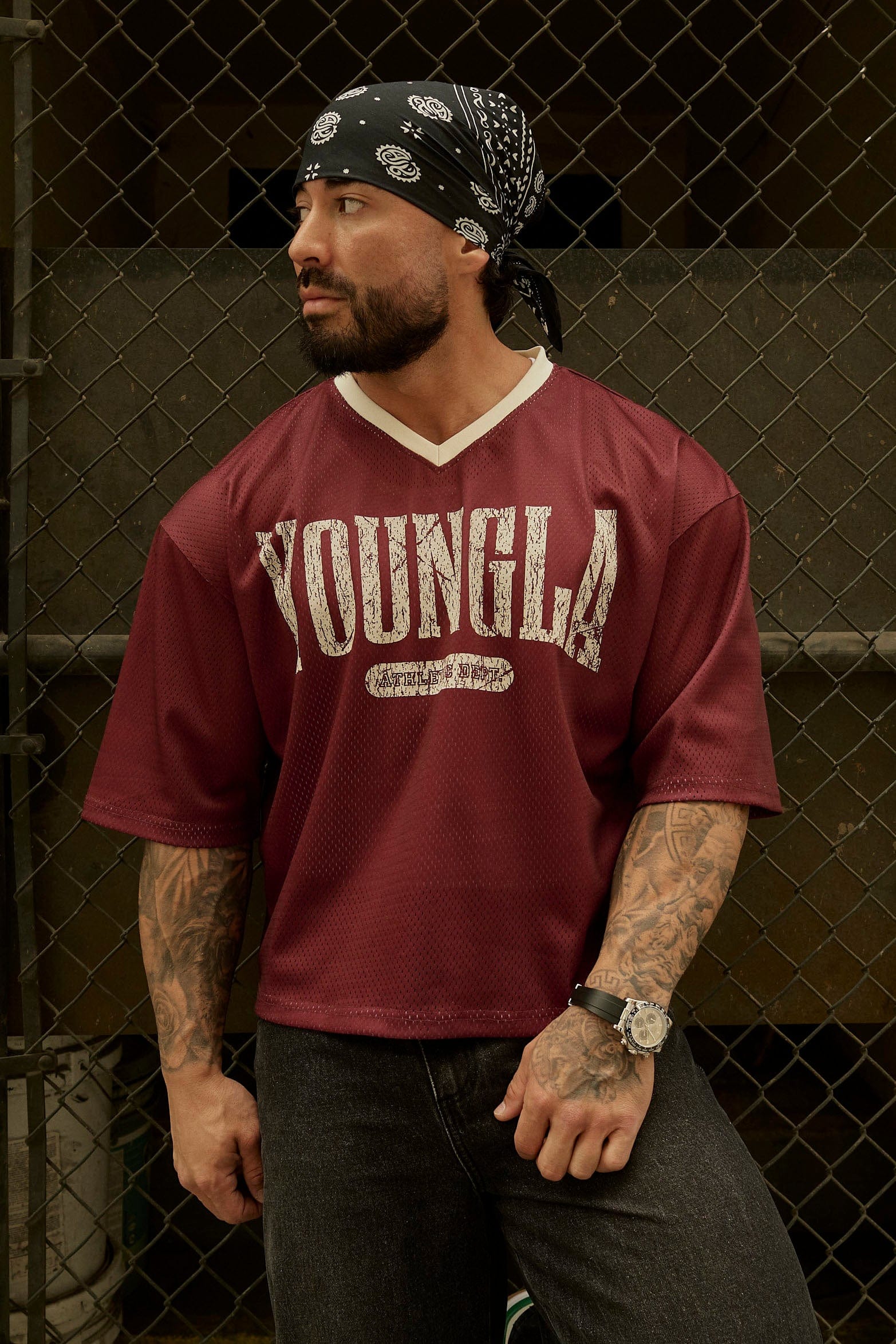 4187 - Varsity Football Cropped Jersey — imagem 5