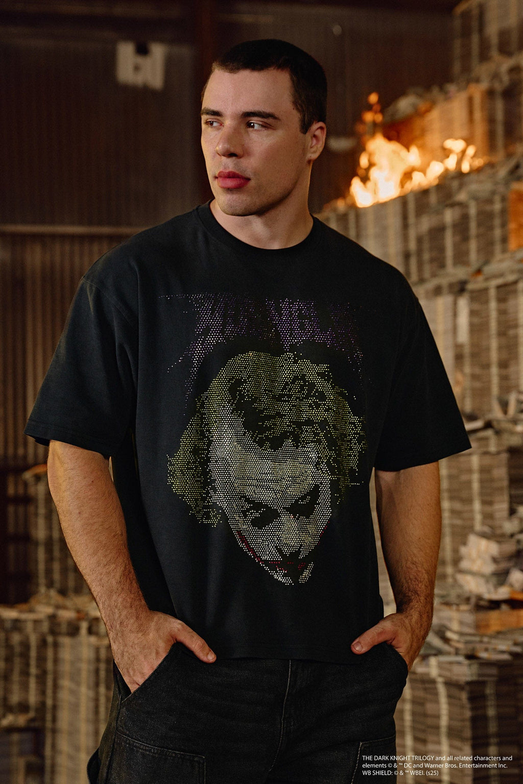 4257 - Batman Rhinestone Tees — imagem 1