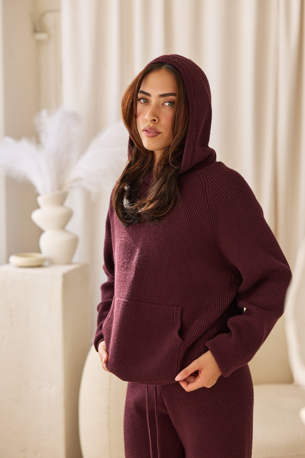 W5157 Smitten Sweater Hoodie — imagem 5