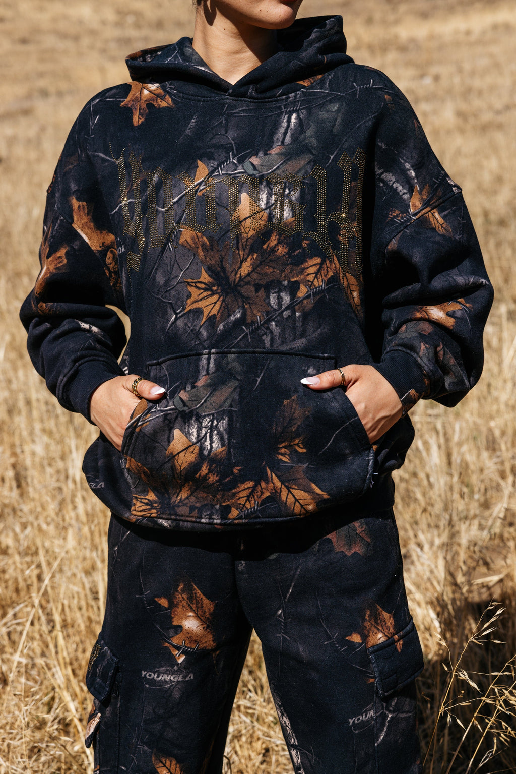W5168 - Camo Bling Hoodie — imagem 1