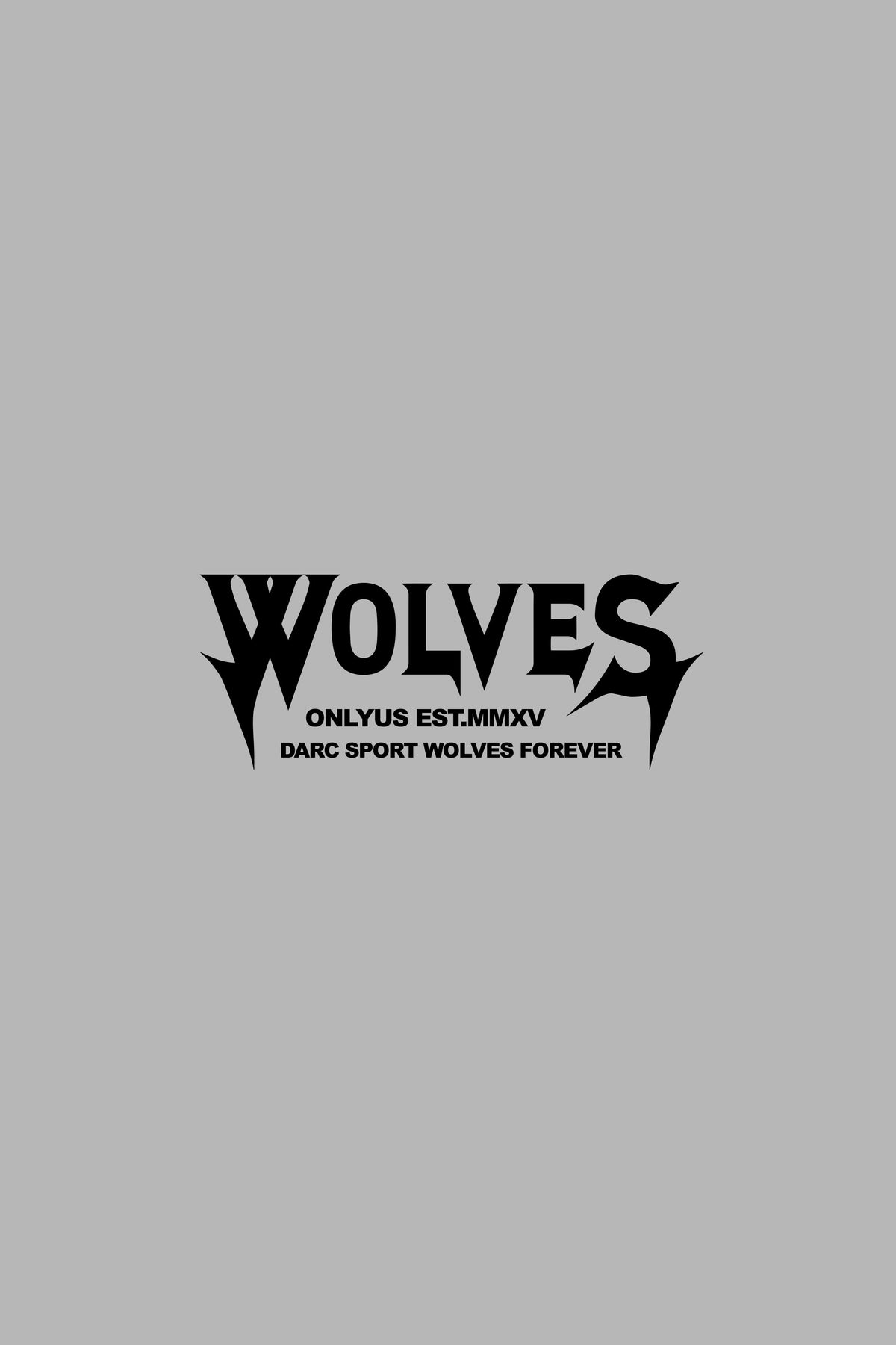 Wolves Dark Large Vinyl Decal in Black - imagem 1