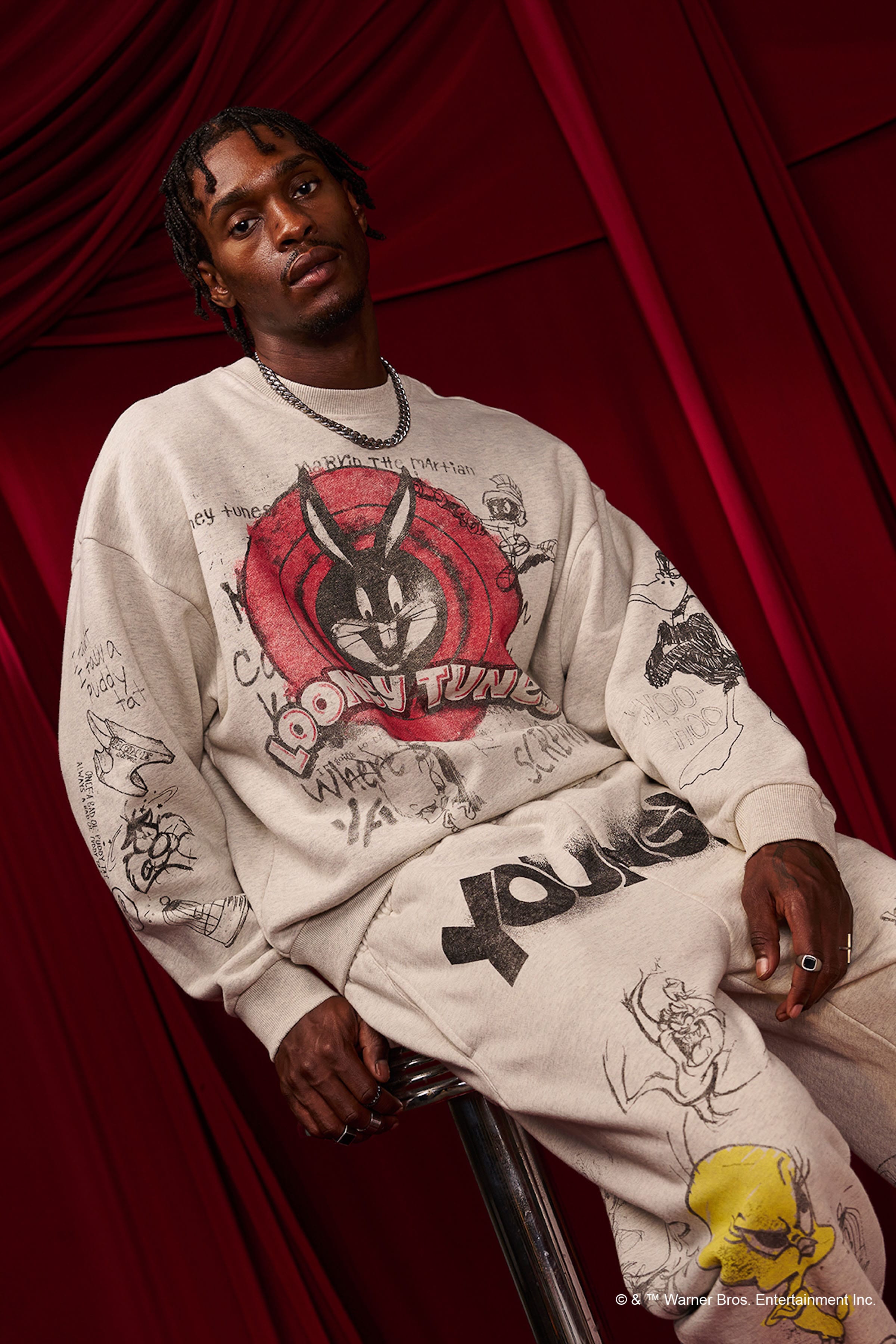 5256 - Looney Tunes Graffiti Crewnecks — imagem 5