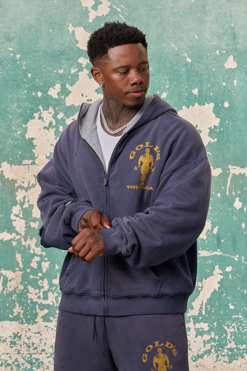 5226 - Gold's Iron Legacy Layered Zip-Ups — imagem 8