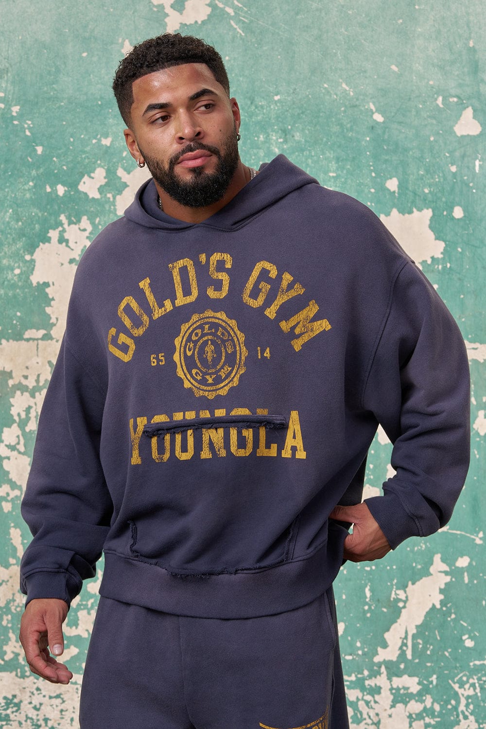5167 - Gold's Iron Legacy Crest Hoodies — imagem 10