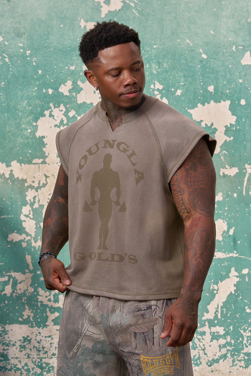 5097 - Gold's Iron Legacy Shadow Cut-Offs — imagem 8